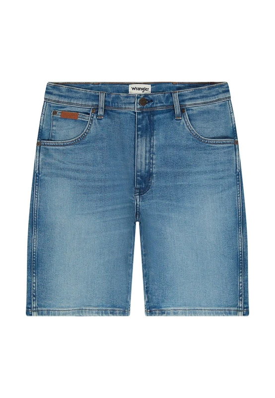 Wrangler Men's Texas Denim Shorts, Sentinel Steel, 30W