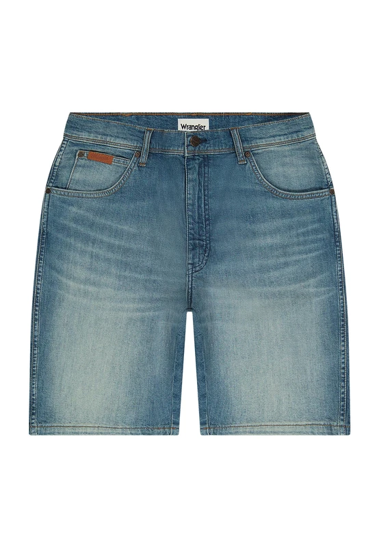 Wrangler Men's Texas Denim Shorts, Ocean Surge, 29W