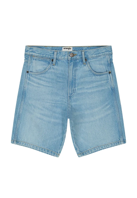 Wrangler Men's Frontier Short Denim, Frost, 28W - Image 1