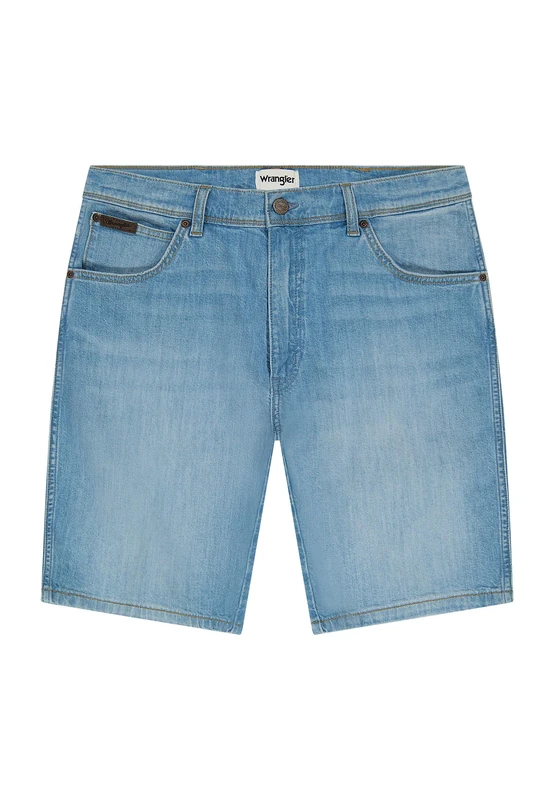 Wrangler Men's Denim Shorts Regular Fit, Slate Shade, 38W