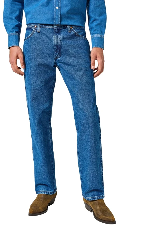 Wrangler Herren Jeans 13MWZ, Original Regular Bootcut Fit, Straight Leg, STONEWASHED, 46W / 32L