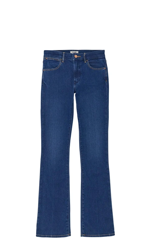 Wrangler Women's Bootcut Bootcut Jeans, Heavenly Blue, 29W x 34L