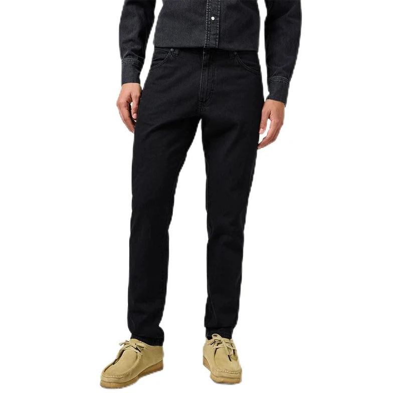 Wrangler Men's River Jeans, Rinse Black, 36 W/34 L