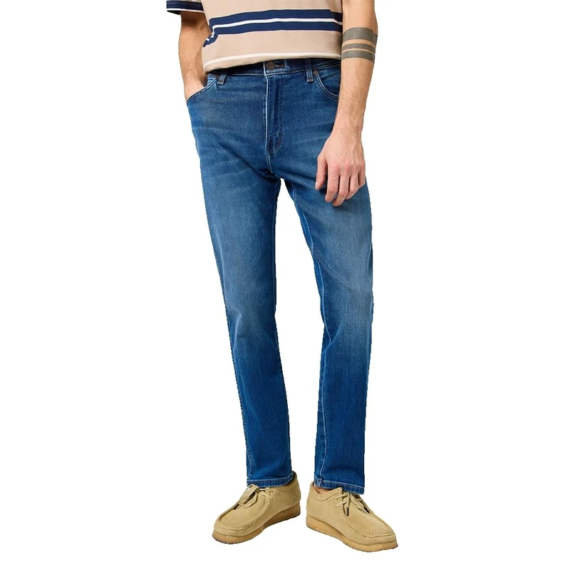 Wrangler Mens River Tapered Fit Tapered Leg Jeans, Outlaw, 32 W/32 L