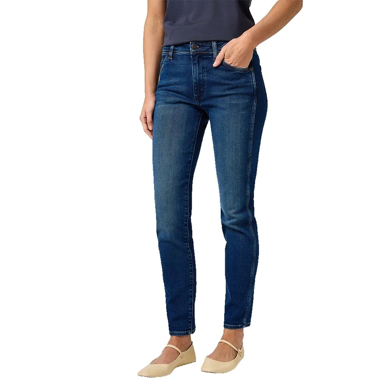 Wrangler Women's Piper Jeans, Subtle Shadow, 25W x 32L