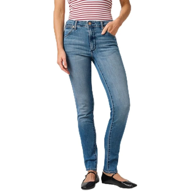 Wrangler Women's Piper Jeans, Celestial Wash, 28W x 32L
