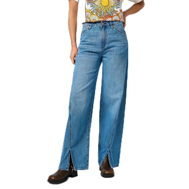 Wrangler Women's Spat Loose Jeans, Urban Echo, 28W x 30L