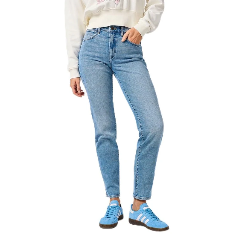 Wrangler Women's Straight Fit Straight Leg Jeans, stelth, 36W x 34L