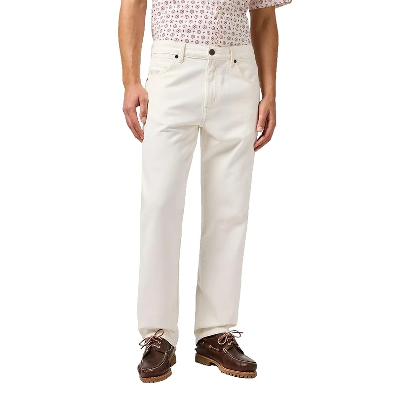 Wrangler Men's Frontier Jeans, White, 30 W/32 L