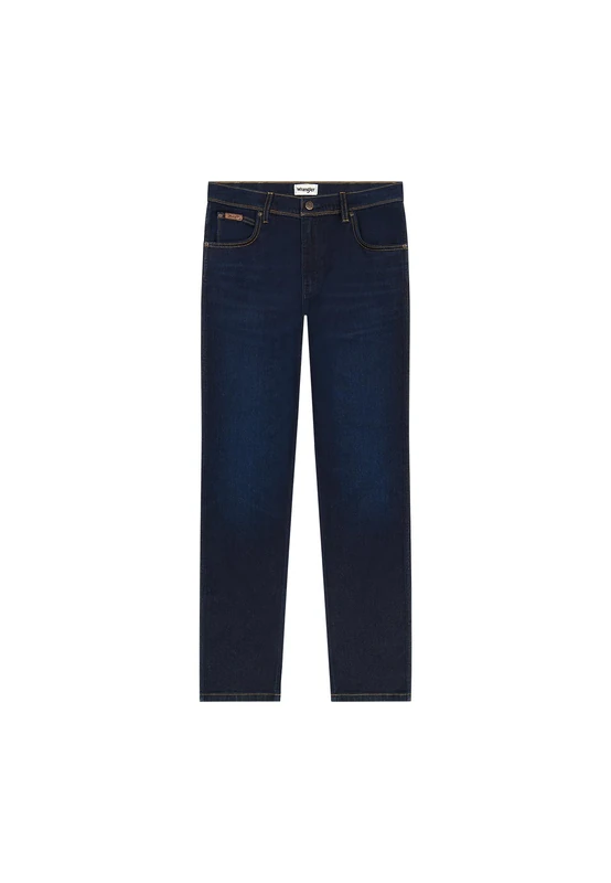 Wrangler Texas Slim Men's Jeans - Blue - Night Shade W29-W50 Stretch Cotton, Moonlight Rinse, 33 W/36 L