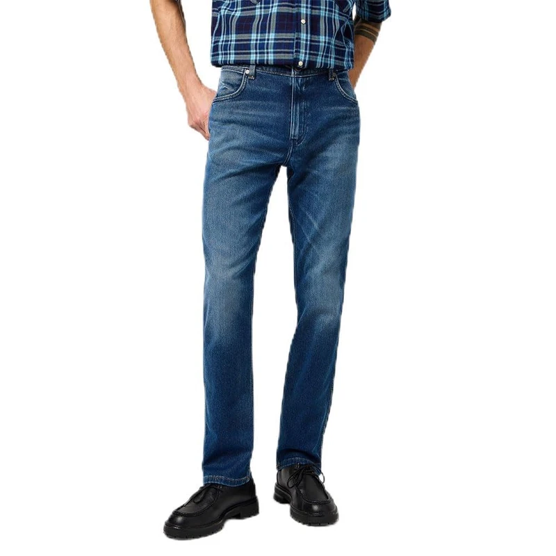 Wrangler Men's Greensboro Jeans, Denim Dusk, 38/36