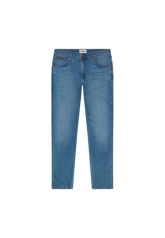 Wrangler Men's Texas Slim Authentic Slim Fit Slim Leg Jeans, Heritage Haze, 42 W/32 L