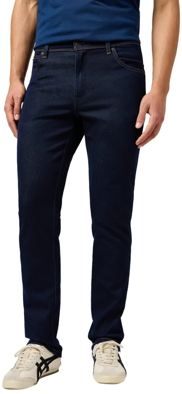 Wrangler Men's Texas Slim Authentic Slim Fit Slim Leg Jeans, Moonlight Rinse, 38 W/34 L