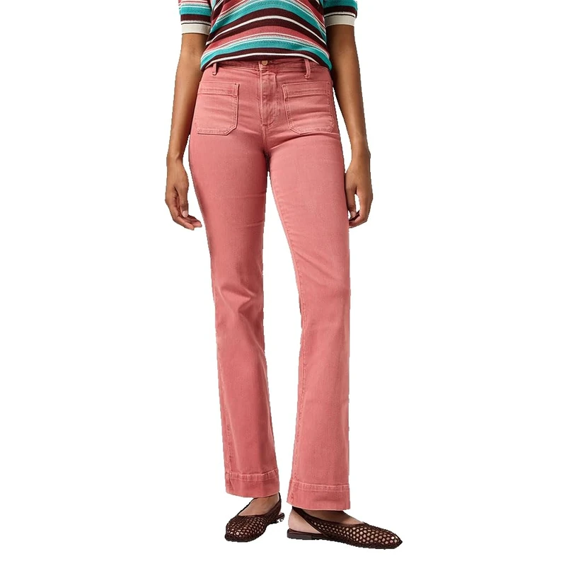 Wrangler Women's Flare Jeans, Washed Red, 28W x 34L