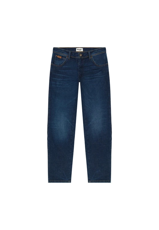 Wrangler Texas Slim Men's Jeans - Blue - Night Shade W29-W50 Stretch Cotton, Blue_Abyss, 31 W/32 L
