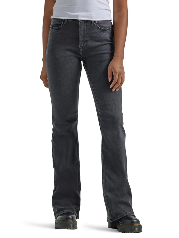 Wrangler Women's Fierce Flare Jeans, Constellation, 25W x 32L