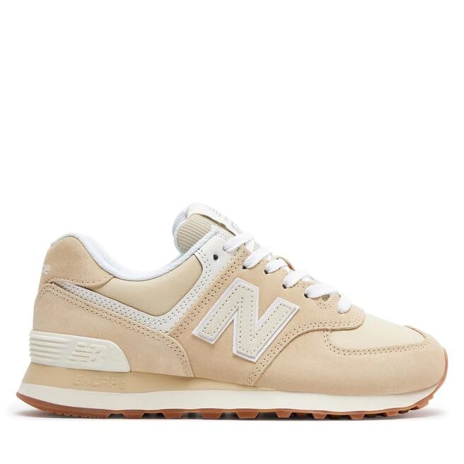 New Balance WL574QB2 574 Women Beige UK 4