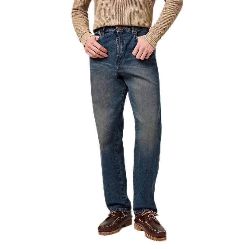 Wrangler Men's Frontier Jeans, Sunlight Indigo, 34 W/30 L