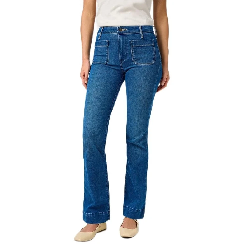 Wrangler Women's Flare Jeans, Serene Storm, 29W x 34L