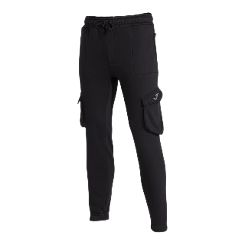 Joma - Men's Long Trousers - Comfort - Cargo, Black/White, XS
