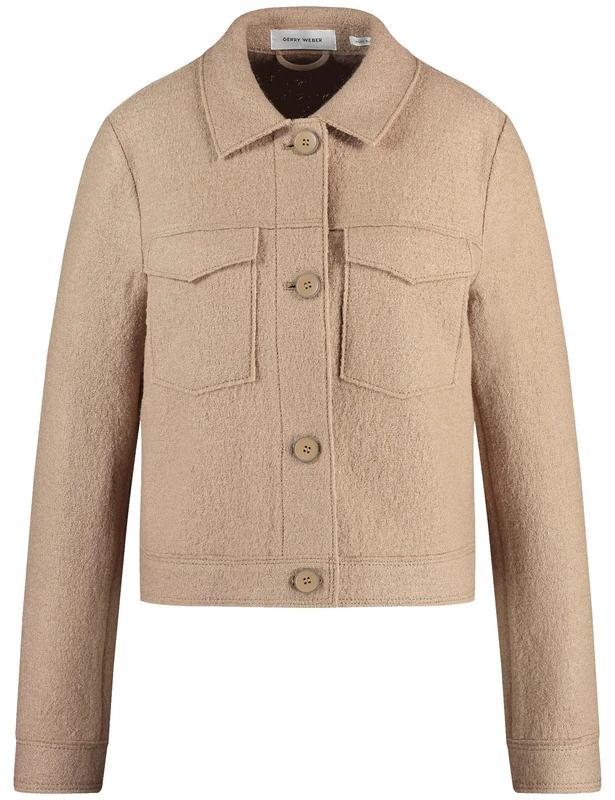 Gerry Weber Blazer Long Sleeve, Camel, 16