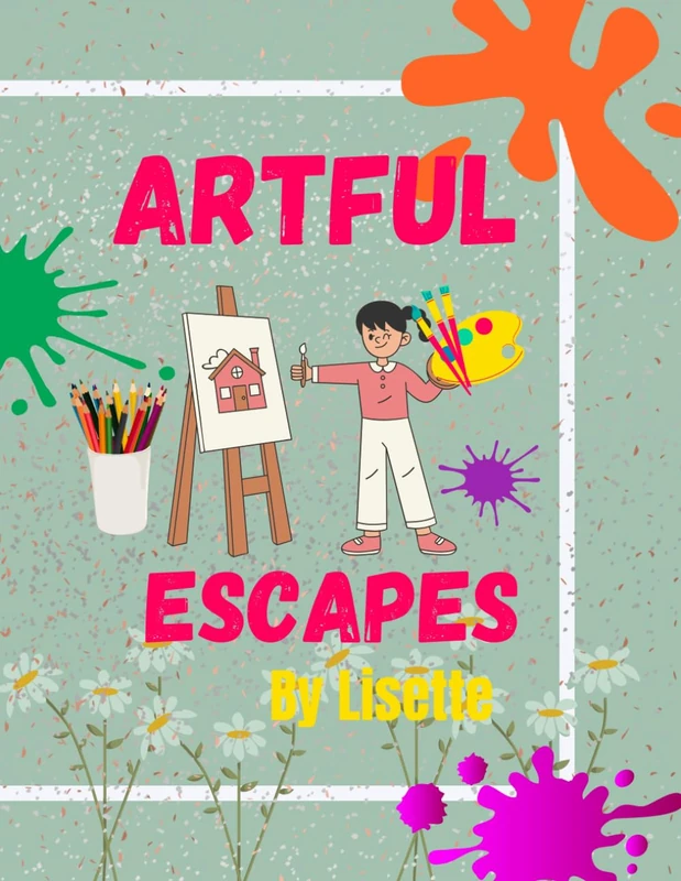 Artful Escapes: Coloring book