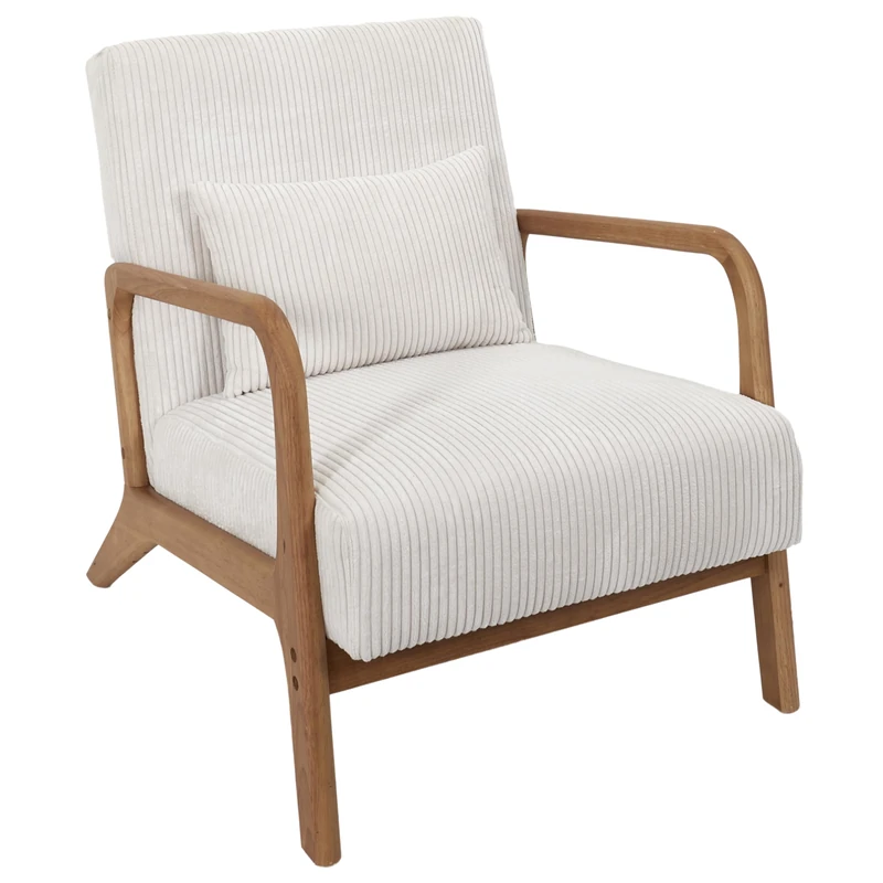 HOME DECO FACTORY, HD0349, Cotele Scott Beige living room, softness, furniture, sofa and armchair, 64.5x75x86cm, seat height 43cm, TU - Image 1