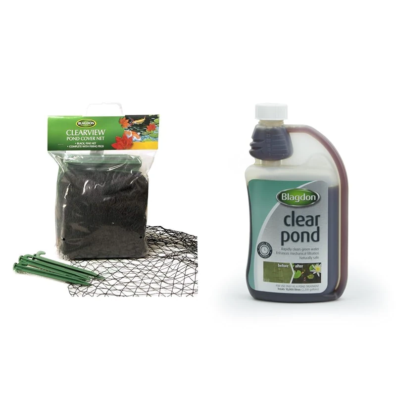 Blagdon Clear View Cover Net 6m x 5m and Pond Treatment 500ml
