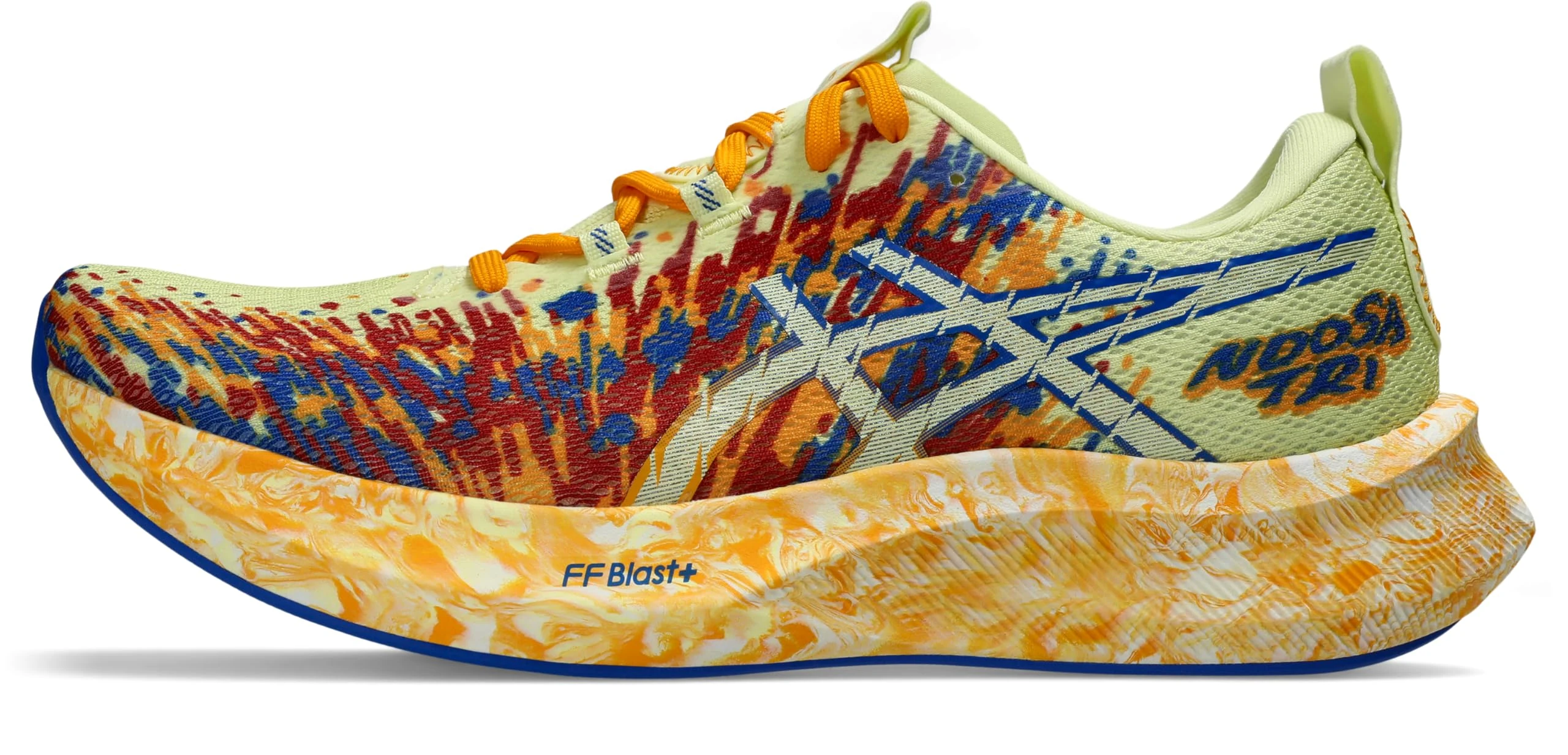 ASICS Men's Noosa TRI 16 Running Shoes, Huddle Yellow/Illusion Blue, 10.5 UK