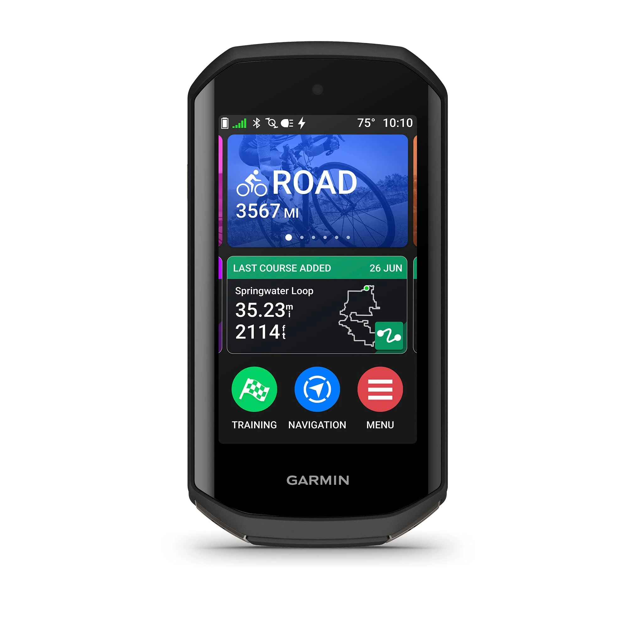 Garmin Edge 1050® Premium Cycling Computer, Vibrant Color Touch Screen, Built-in Speaker, Advanced Group Training & Driving Functions, Road Hazard Alerts