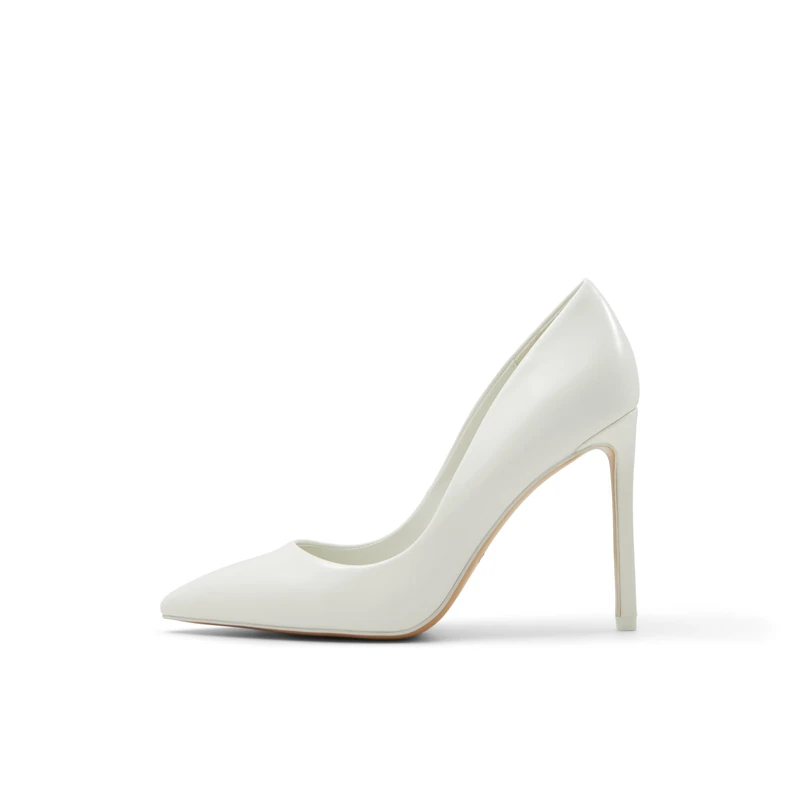 Aldo Women's Lala Pump, White, 9.5 UK
