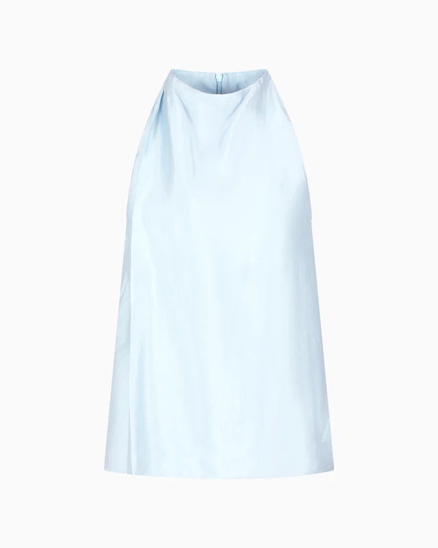 Armani Exchange Women's Blue Edition, Flared Fit, Logo Patch, Regular Fit, Blue, M, infinitum, M