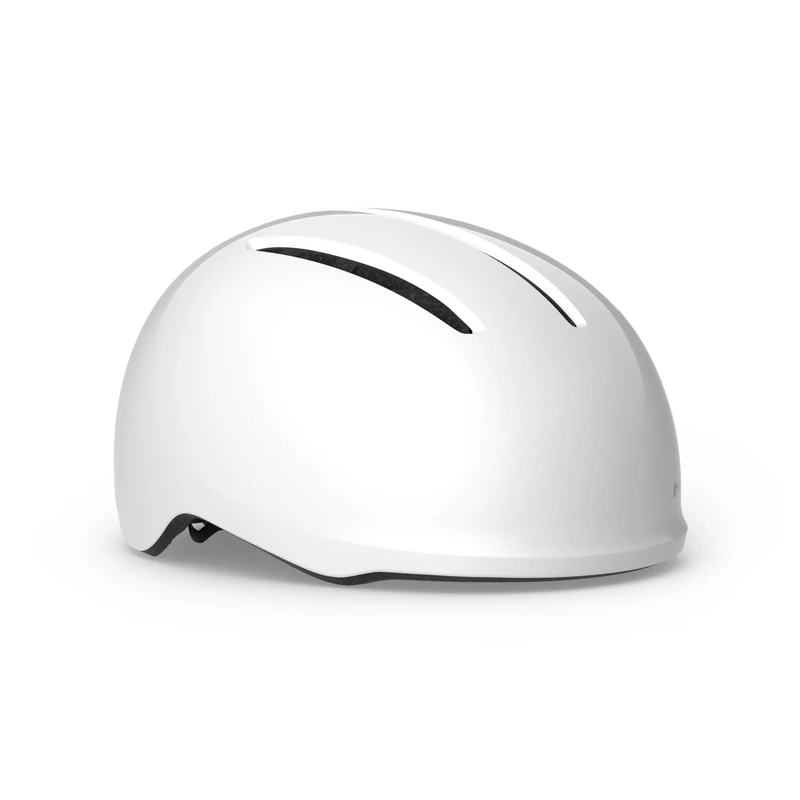 MET Vibe E-bike Commuter Cycling Helmet, Glossy White, Size 58-61cm