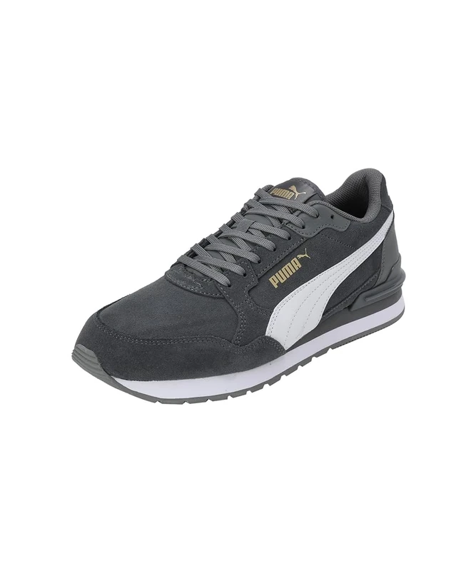 Puma Unisex St Runner V4 SD Trainers, 02 Cool Dark Gray White Gold, 11 UK