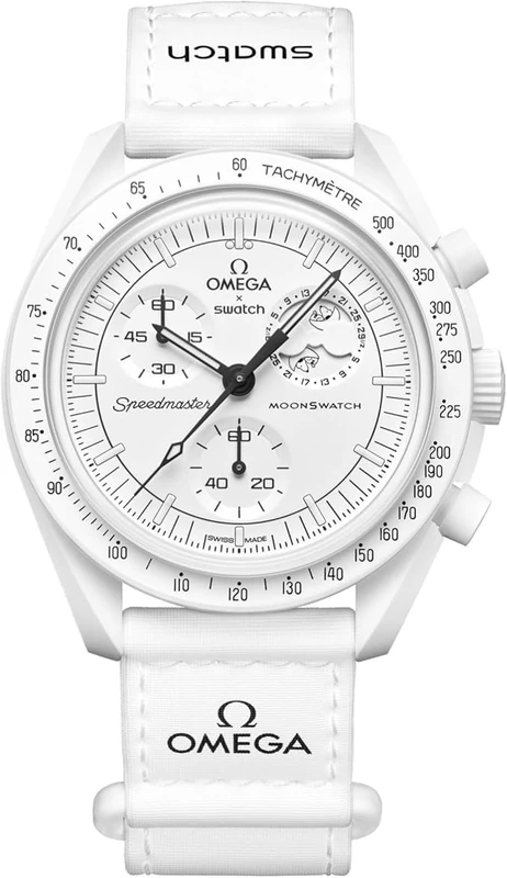 Swatch MoonSwatch Omega x Mission to the Moonphase Snoopy Wrist Watch - Image 1