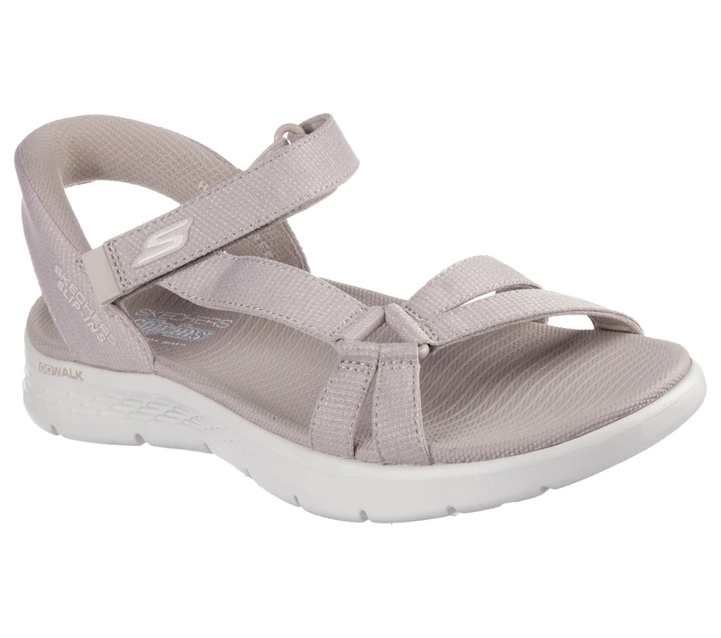 Skechers Women's GO Walk Flex Sandal Illuminate, Taupe, 5 UK