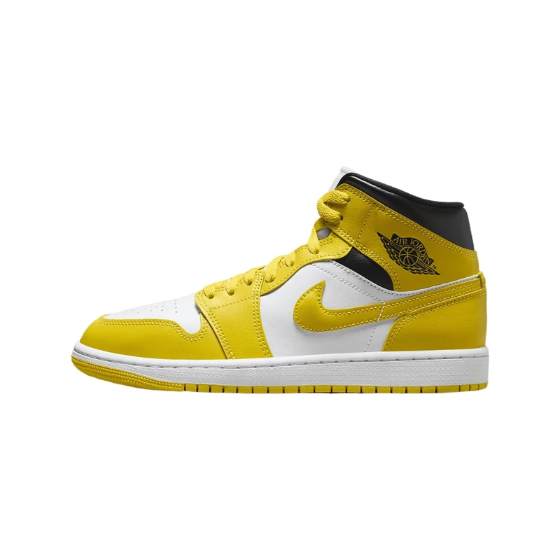 Nike BQ6472-170 Air Jordan 1 Mid Women Vivid Sulphur UK 6.5