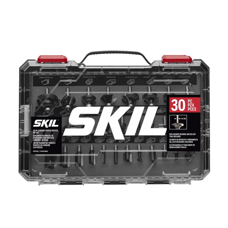 SKIL 30 Pc. Carbide-Tipped Router Bit Set-RTB7502