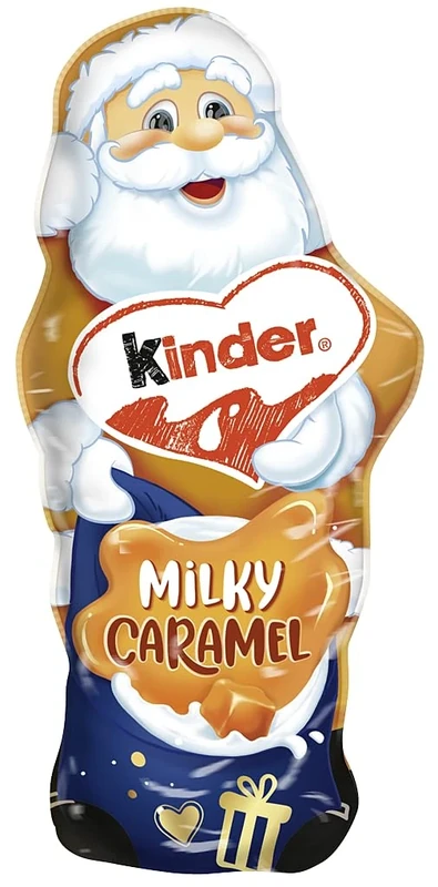 Kinder Caramel Santa Chocolate Gift Figure for Christmas; 110g