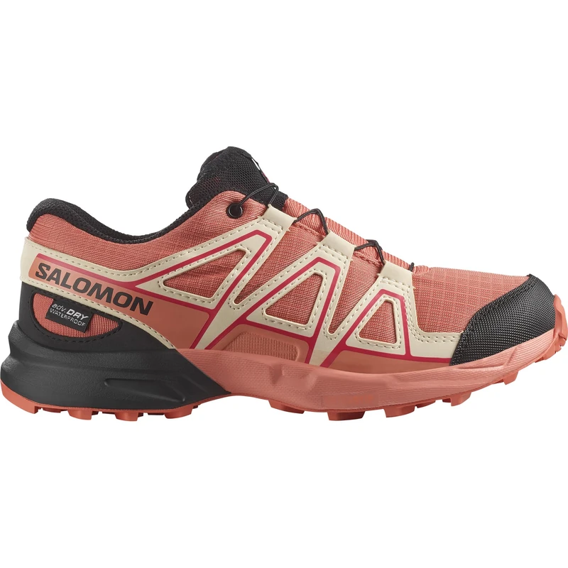 Salomon Unisex Kids Speedcross Waterproof Sneaker, Emberglow Tender Peach Fusion Coral, 11.5 UK
