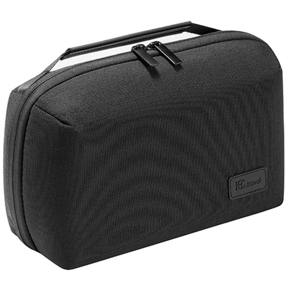 Kaxich Travel Electronics Organizer, Electronics Accessories Bag Portable Cable Organizer Case Waterproof Universal for Adapters Memory Cards, USB Cables (Black)