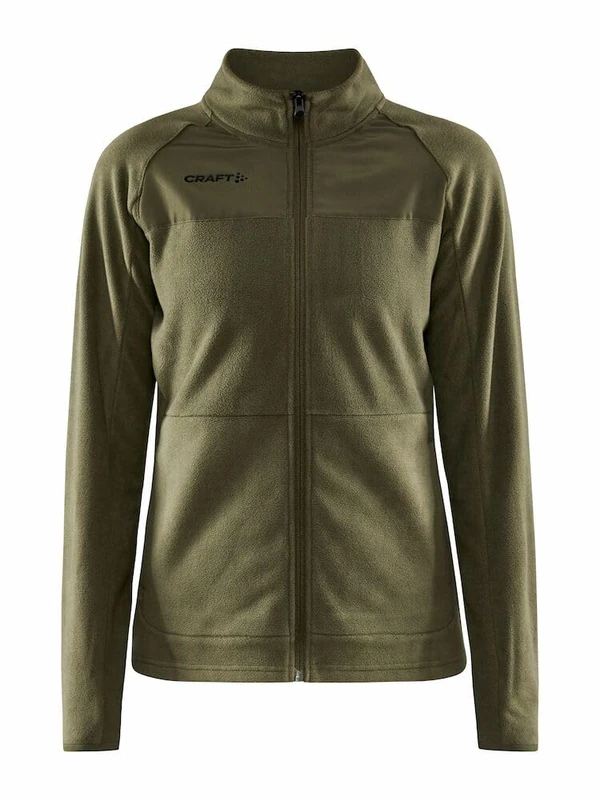 Craft ADV EXPLORE FLEECE MIDLAYER Women's Fleece Jacket S Rift Brushed Fleece with Thumb Hole Zip Pockets Quick Dry Jacket Women Outdoor Fleece Jackets for Women