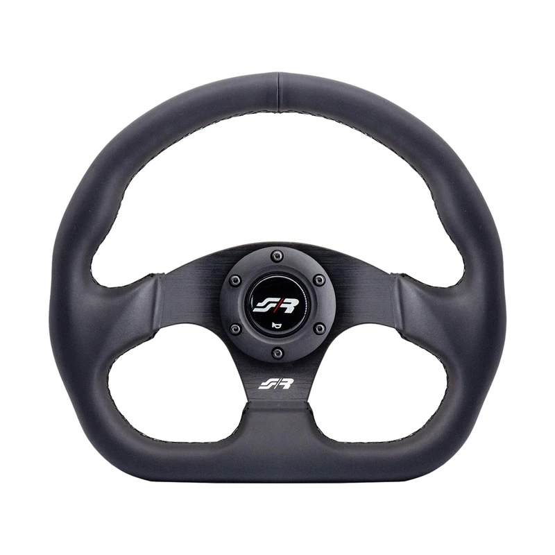 Simoni Racing Universal Steering Wheel 'Need for Speed' - Black Ecoleather - Diameter 330mm