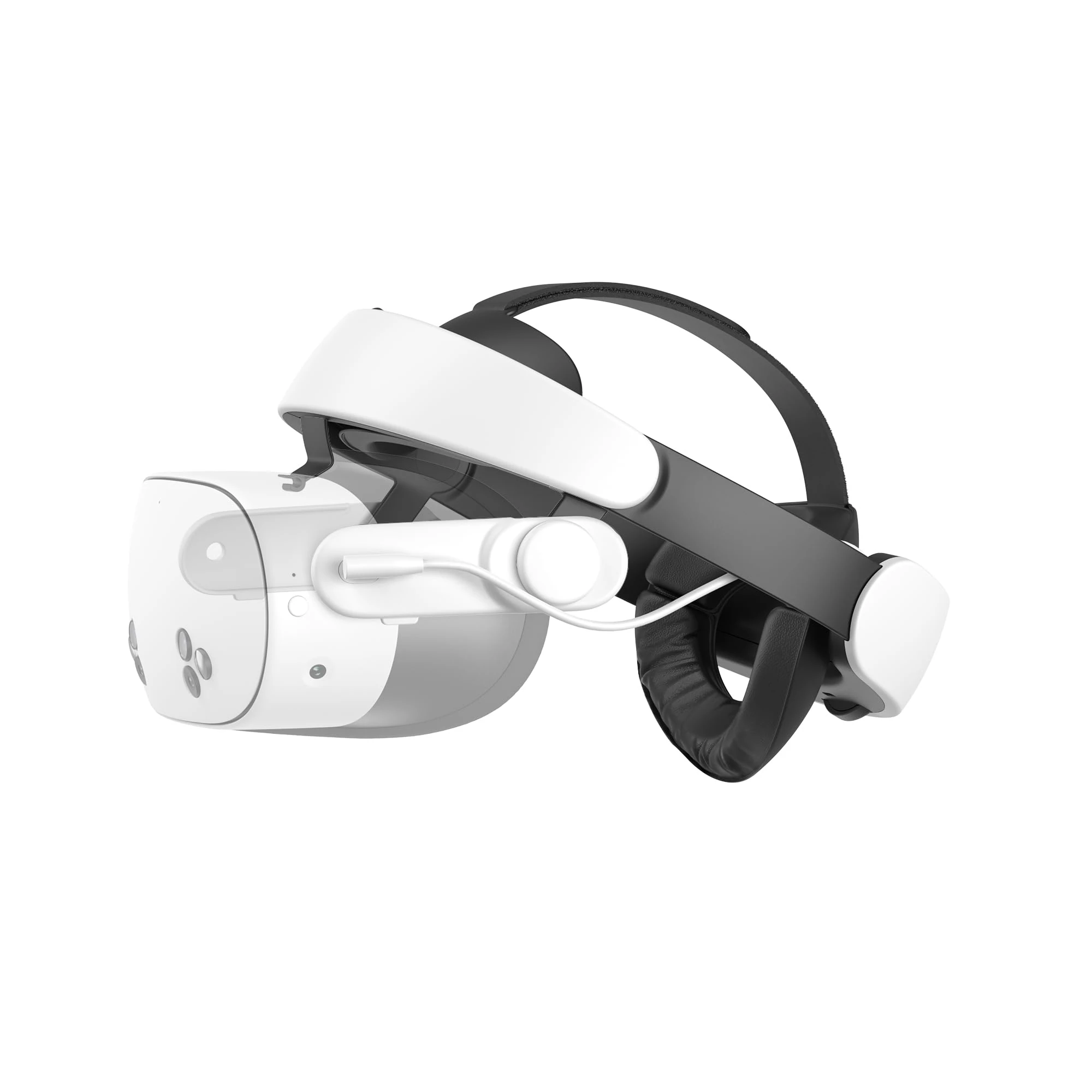 KIWI design H4 Boost Battery Halo Head Strap for Meta Quest 3/3S/Oculus Quest 3, Lightweight Comfortable VR Accessories with Balanced Design, DualFast Charging Headset