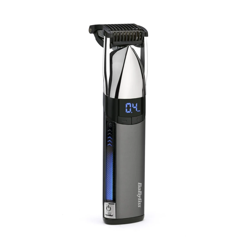 BaByliss S996E Stubble Super X-Metal Beard Trimmer, Japanese Steel Blades, 24 Cutting Heights, Cordless, Waterproof
