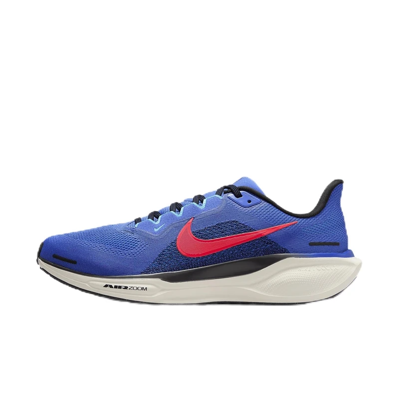 Nike Men's Pegasus 41 Straßenlaufschuh für Herren Road Running Shoe, Astronomy Blue Hot Punch Black, 10.5 UK