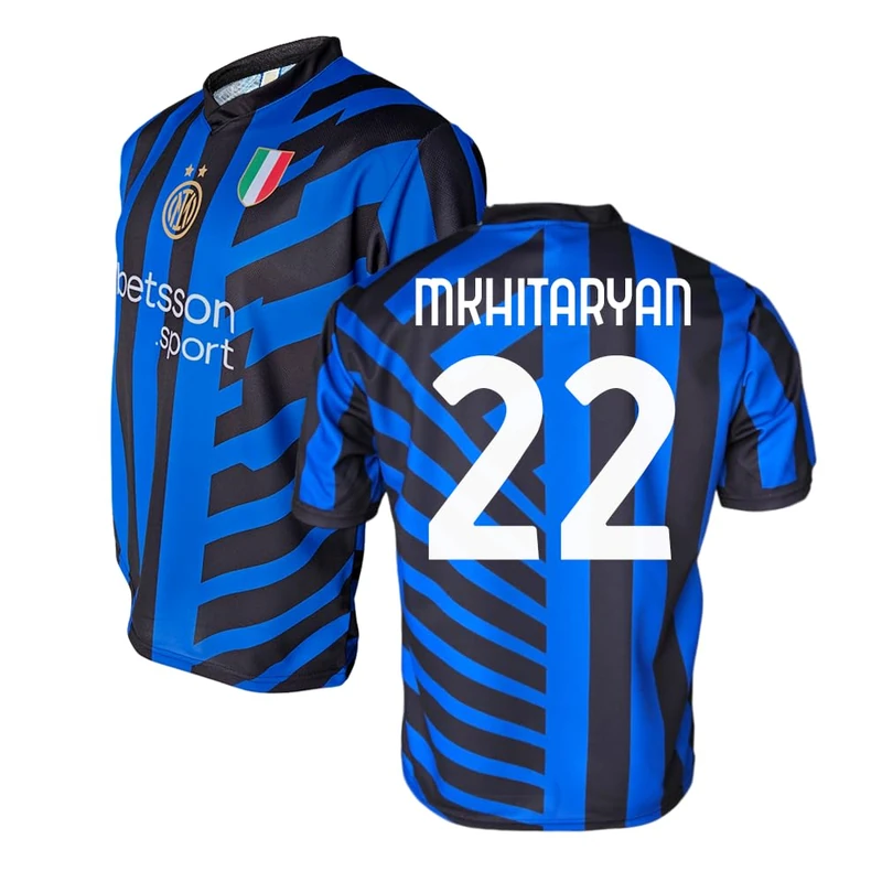 Inter Replica Home Kit Jersey, Blue-Black, XL