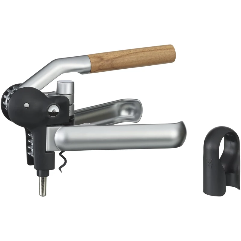 WMF Baric Lever Corkscrew Wine 19 x 11 x 15 cm, Corkscrew with Foil Cutter, Professional Wine Bottle Opener, Bottle Opener for Wine and Prosecco, Wine Opener, Effortless Operation