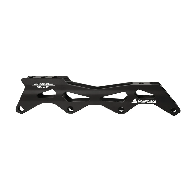 Rollerblade 255 LIGHTNING FRAME 4x80 (1PR), Inline Skate Frame, Black, 10"/255mm, Adults Unisex