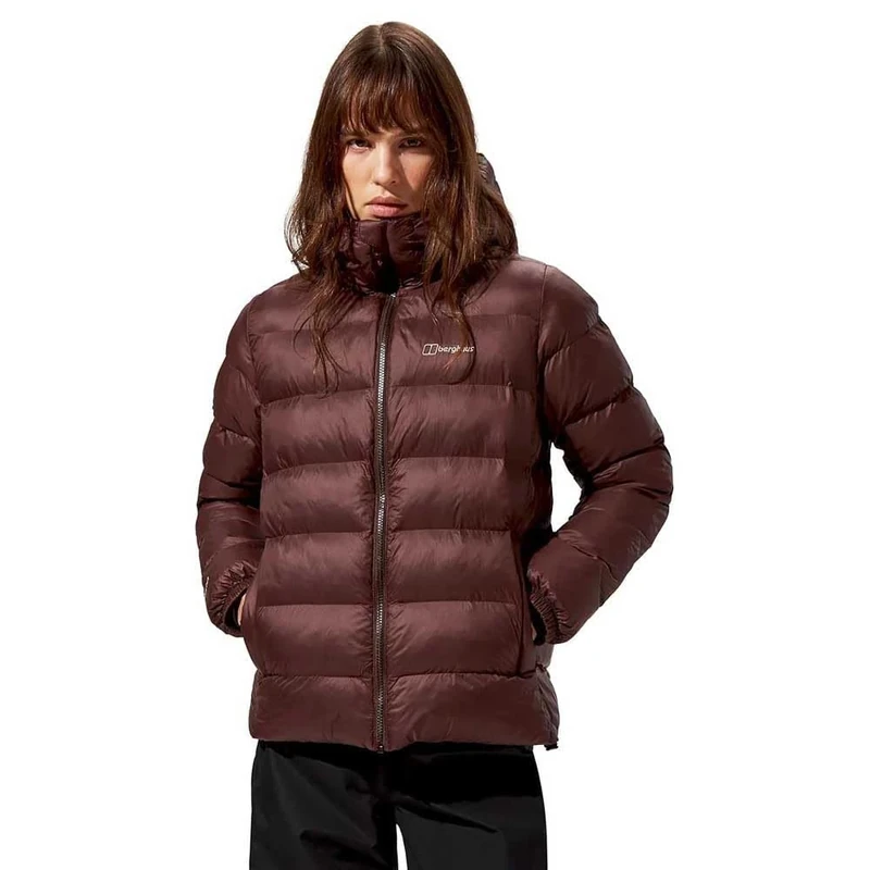 Berghaus Women's Ewden Insulated Extra Warmth Big Baffle Winter Padded Jacket, Cedar Brown, 18